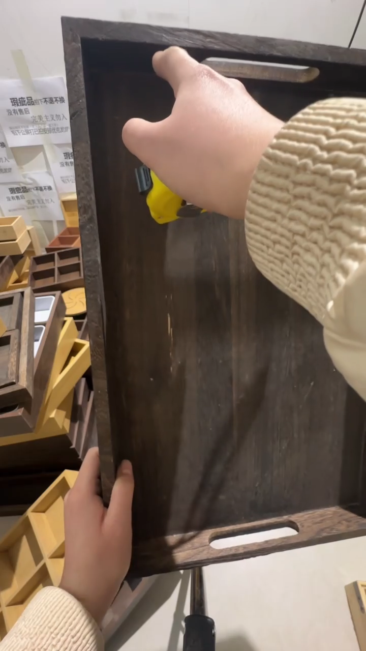 瑕疵桐木大托盘无售后