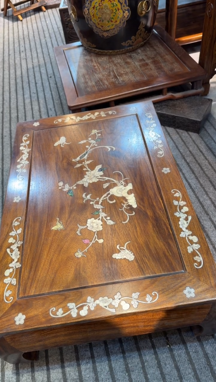 【闪购商品】木螺钿镶嵌炕桌0000000000