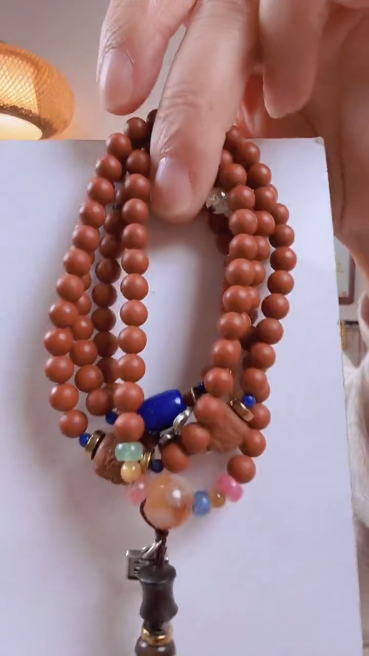 天然辰砂紫砂手串