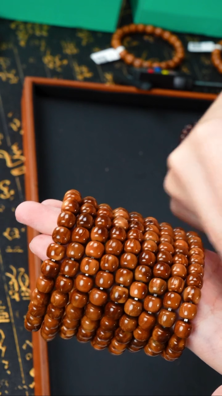 紫金鼠手串实心库克老型9