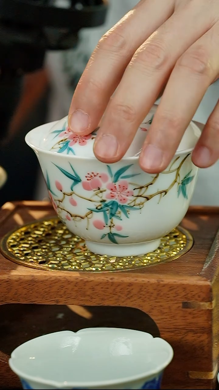 桃花盖碗-150ml---