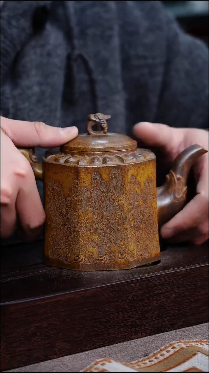 茶壶紫砂宜兴柴烧紫砂壶