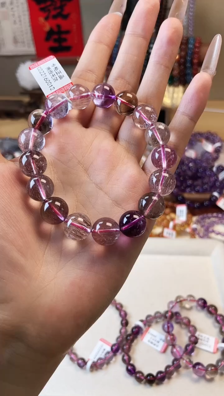 【闪购商品】水晶手串未镶嵌超七12mm