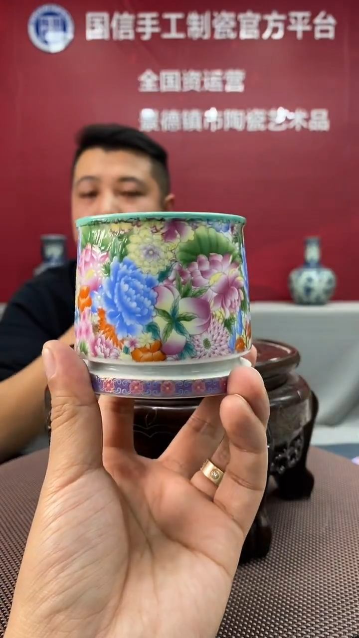 陶瓷b757景德镇瓷器一件