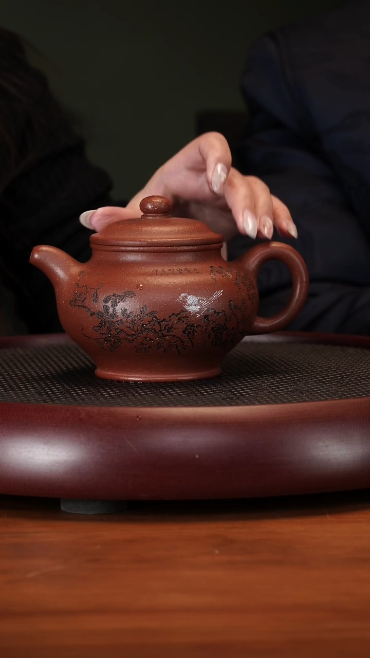 【闪购商品】紫砂茶壶2-50SDH掇只沉香泥420cc