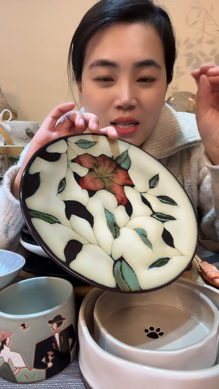 【闪购商品】瓷片瑕疵款 8.5英寸盘 介意勿拍