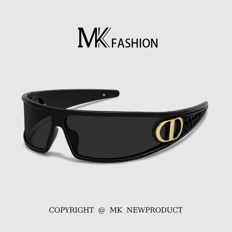 一体式二合一发箍墨镜2026新款墨镜高颜值女防紫外线女款太阳眼镜