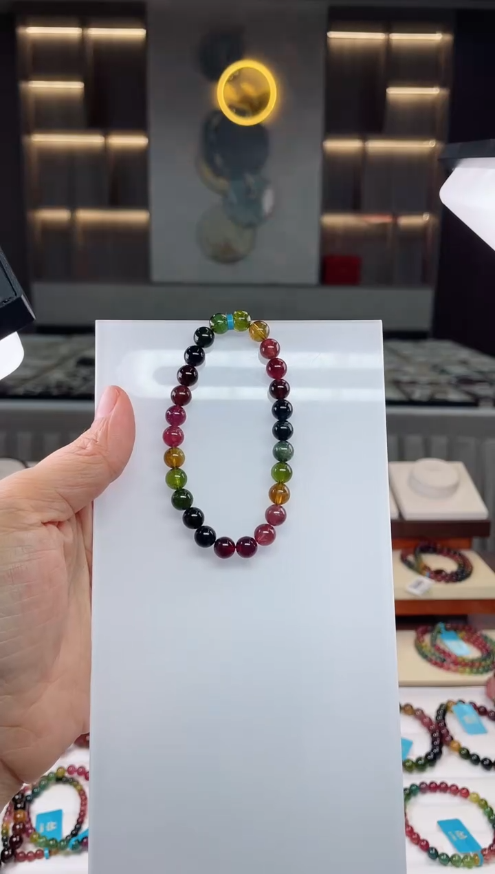 【闪购商品】碧玺单圈手串未镶嵌（多样性发一条）Q