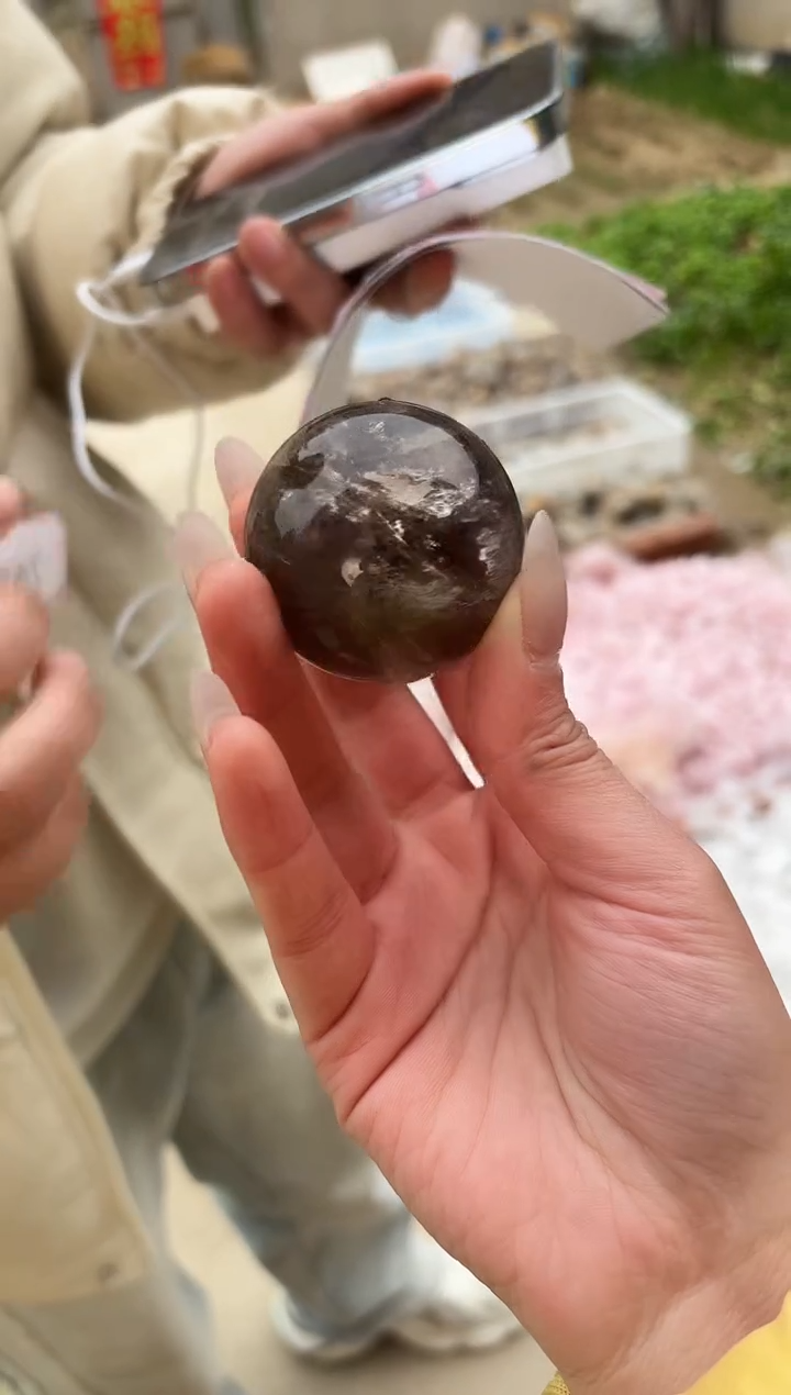 【闪购商品】摆件未镶嵌水晶茶水晶球 240