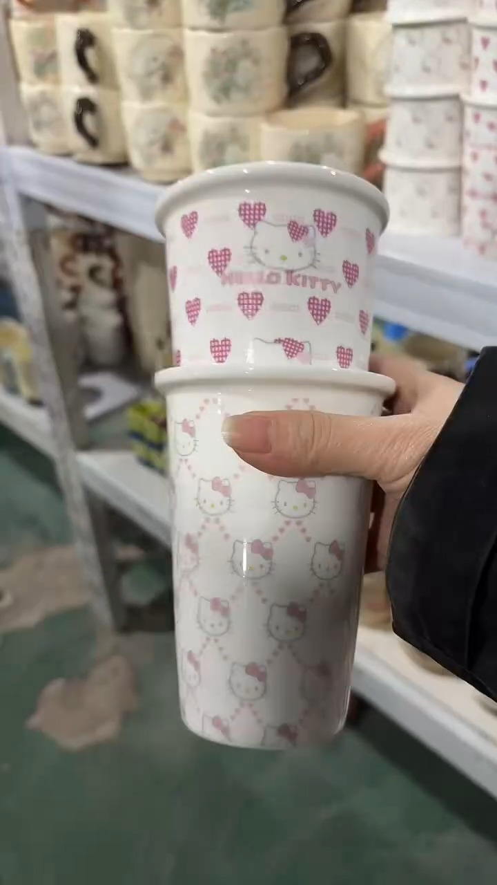 陶瓷手柄款家湖高温陶瓷杯 微瑕