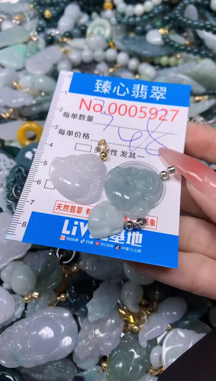 【闪购商品】翡翠颈饰未镶嵌含绳0005927