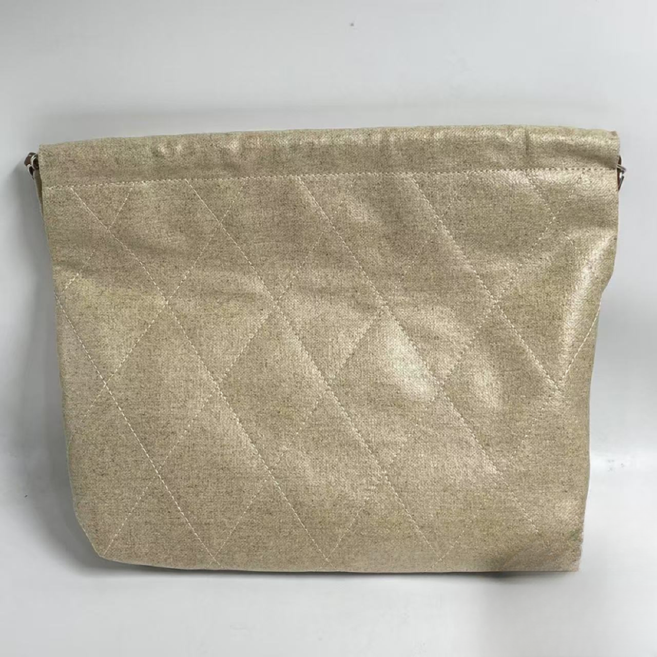 LQ-WITH-QUEEN真皮女包垃圾袋米麦色0658