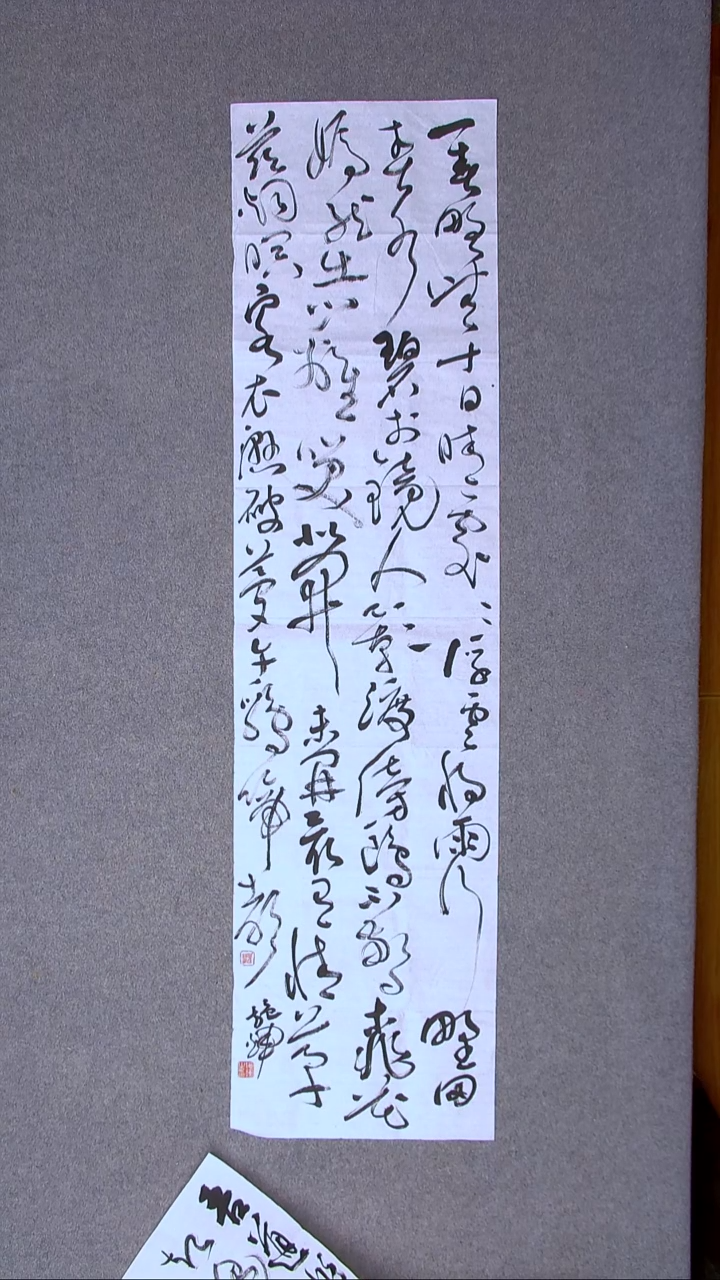 书法施辉 江西新余138*34四平尺