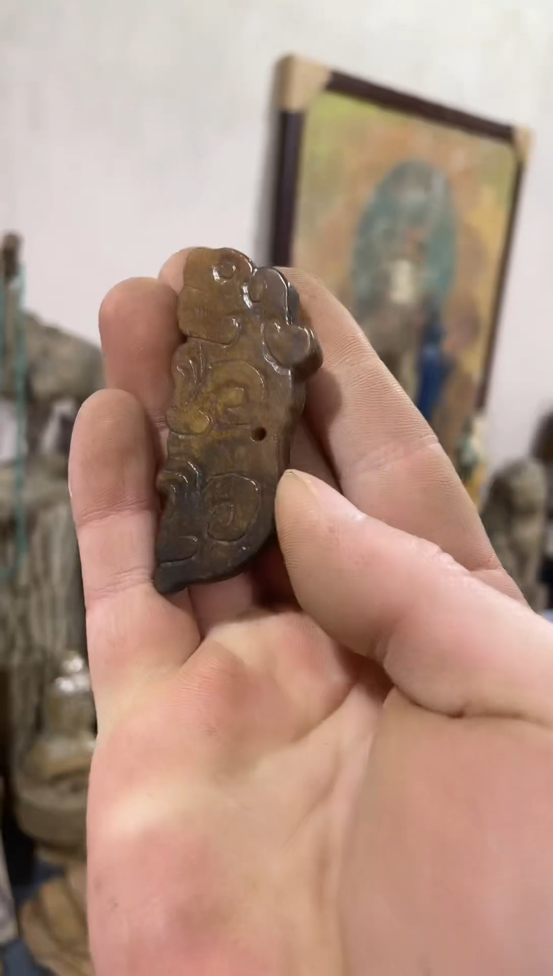 未镶嵌和田玉（糖玉）挂件1