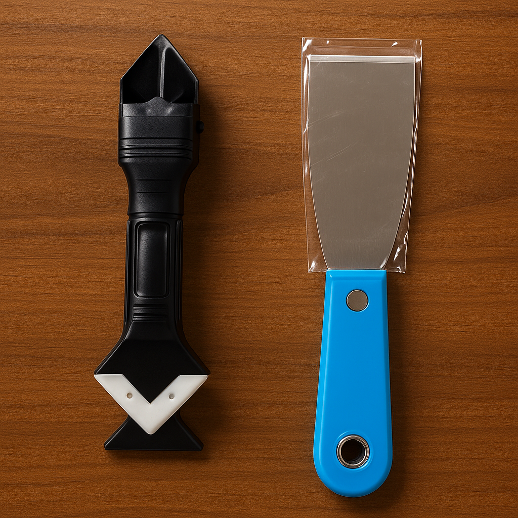 多功能刮胶施工神器金属铲刀用于墙角修边美缝工具