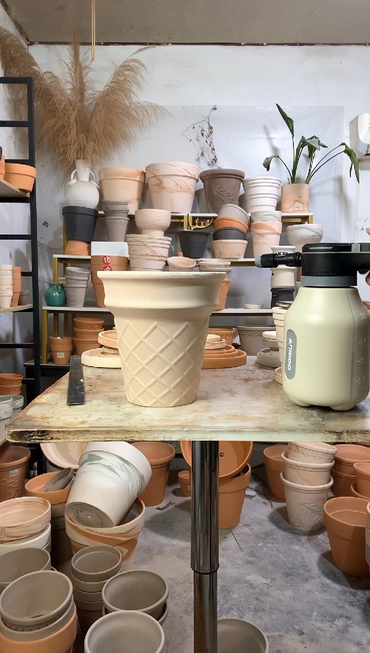 瑕疵无售后22*22白色冰淇淋 1盆无托