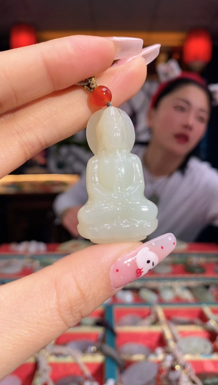 【闪购商品】和田玉颈饰未镶嵌观音