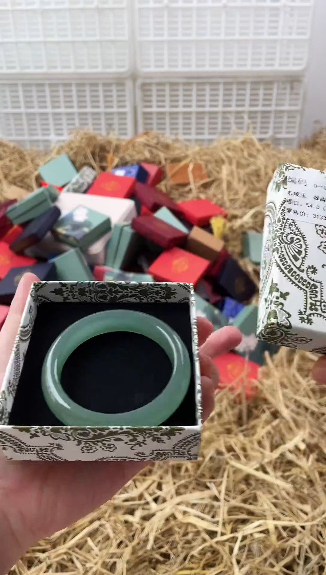 未镶嵌手镯石英质玉D1007-54