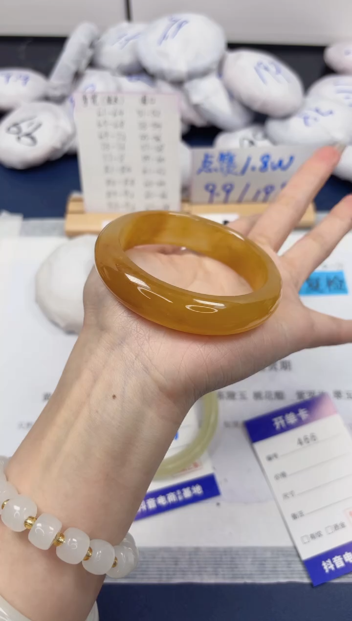 【闪购商品】石英质玉手镯未镶嵌466-财气镯-圈口59