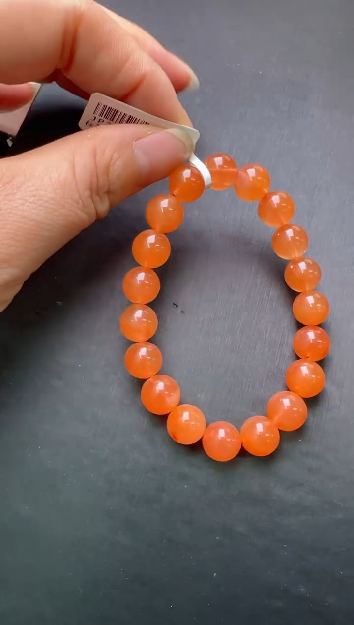 【闪购商品】水晶单圈未镶嵌红兔毛手串10m+ JP37576