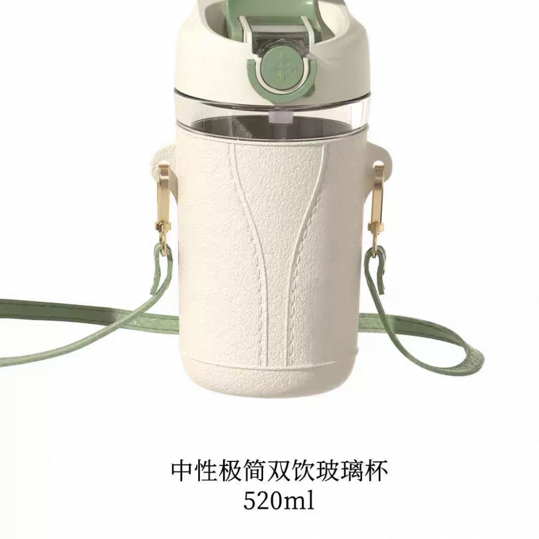 【品牌订单】中式极简双饮玻璃杯设计玩具T011