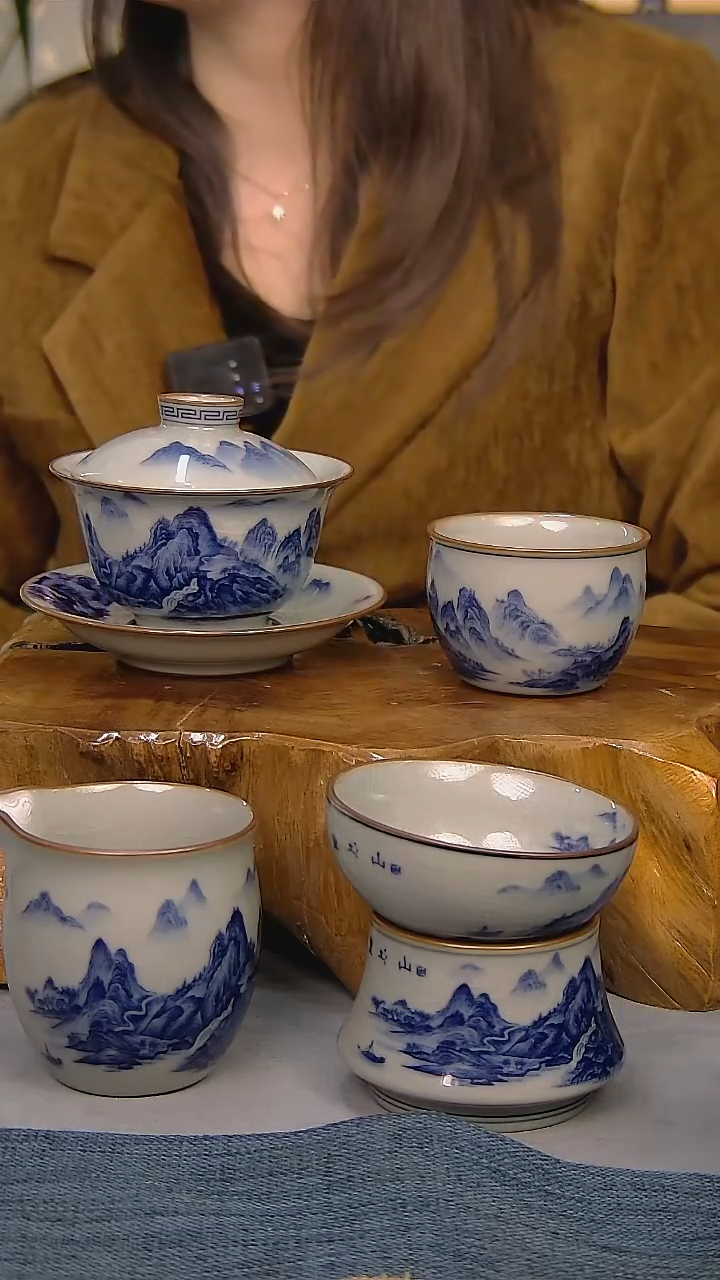 【闪购商品】简装家用款4件套 陶瓷家用茶具系列