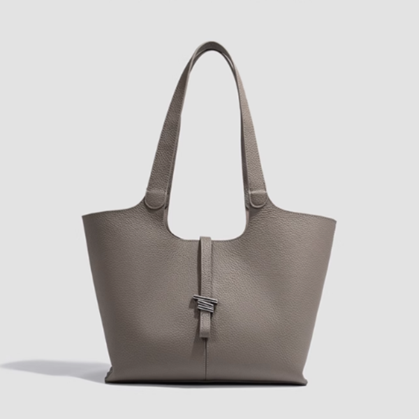 头层牛皮大荔纹托特包