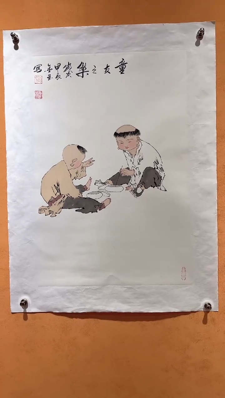 国画刘金玉教授亲笔手绘