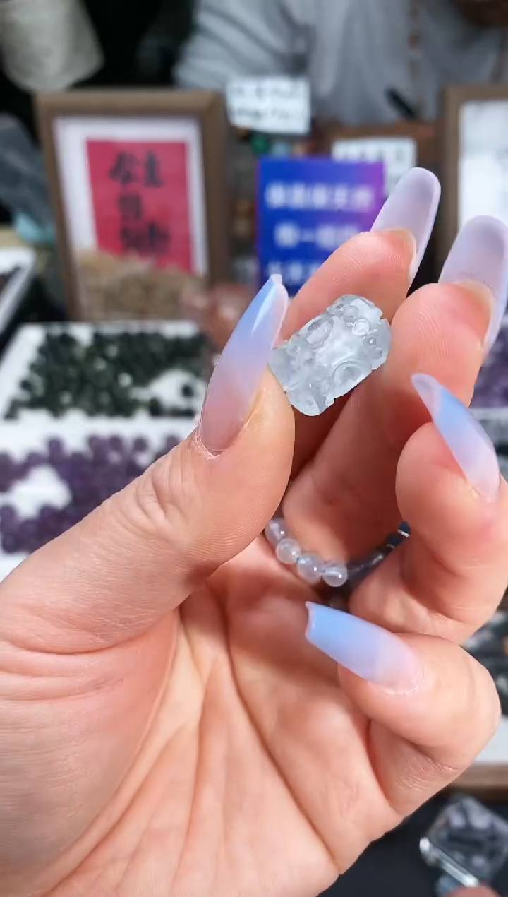 【闪购商品】海蓝宝石颈饰未镶嵌92a多样性发其一/3.5/1个