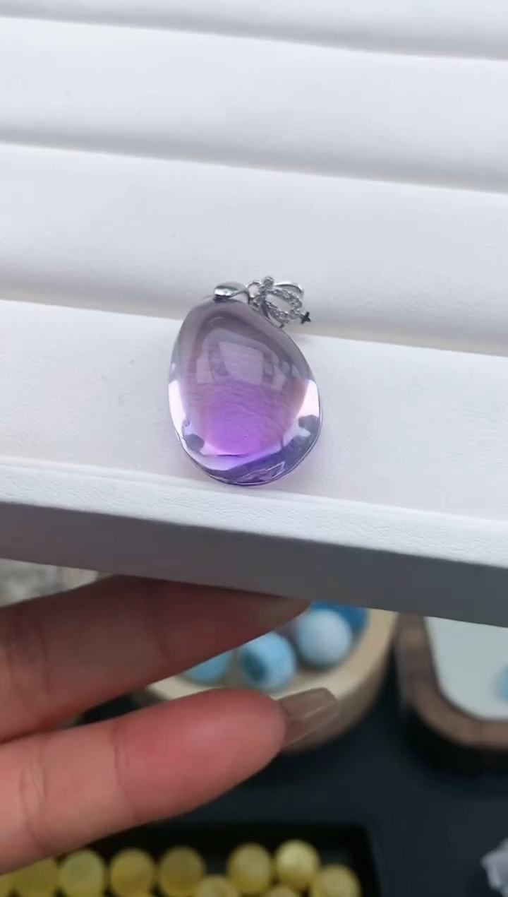 【闪购商品】水晶颈饰银S925镶嵌23a多样性发其一/1.15/1个