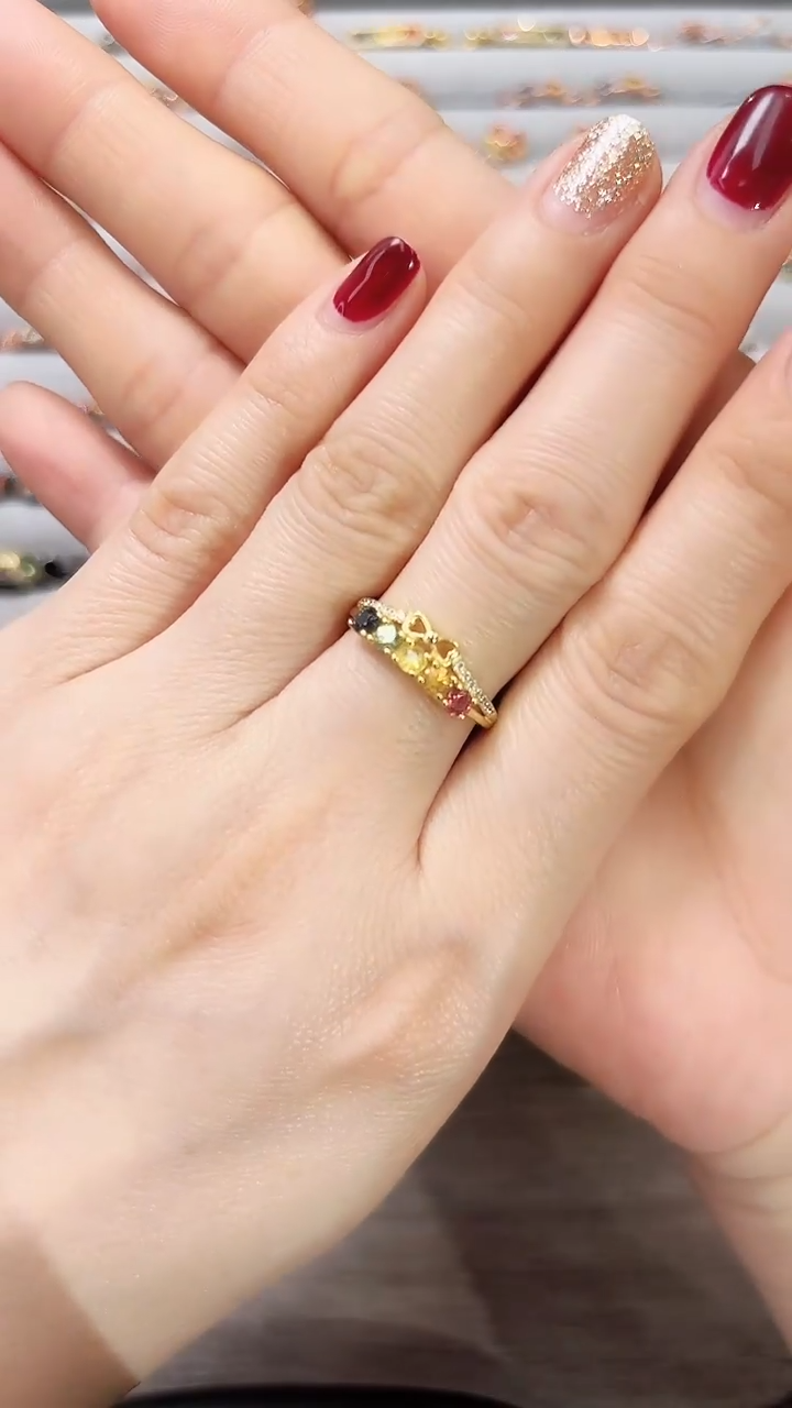 【闪购商品】蓝宝石戒指银S925镶嵌09