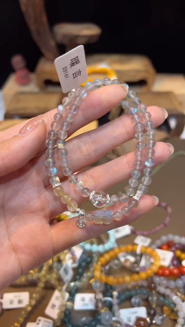 手链未镶嵌长石手饰@@