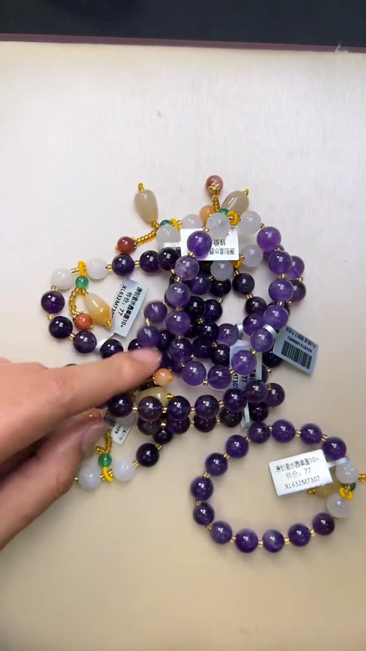 【闪购商品】水晶手链未镶嵌XL632约10mm多样性发一件