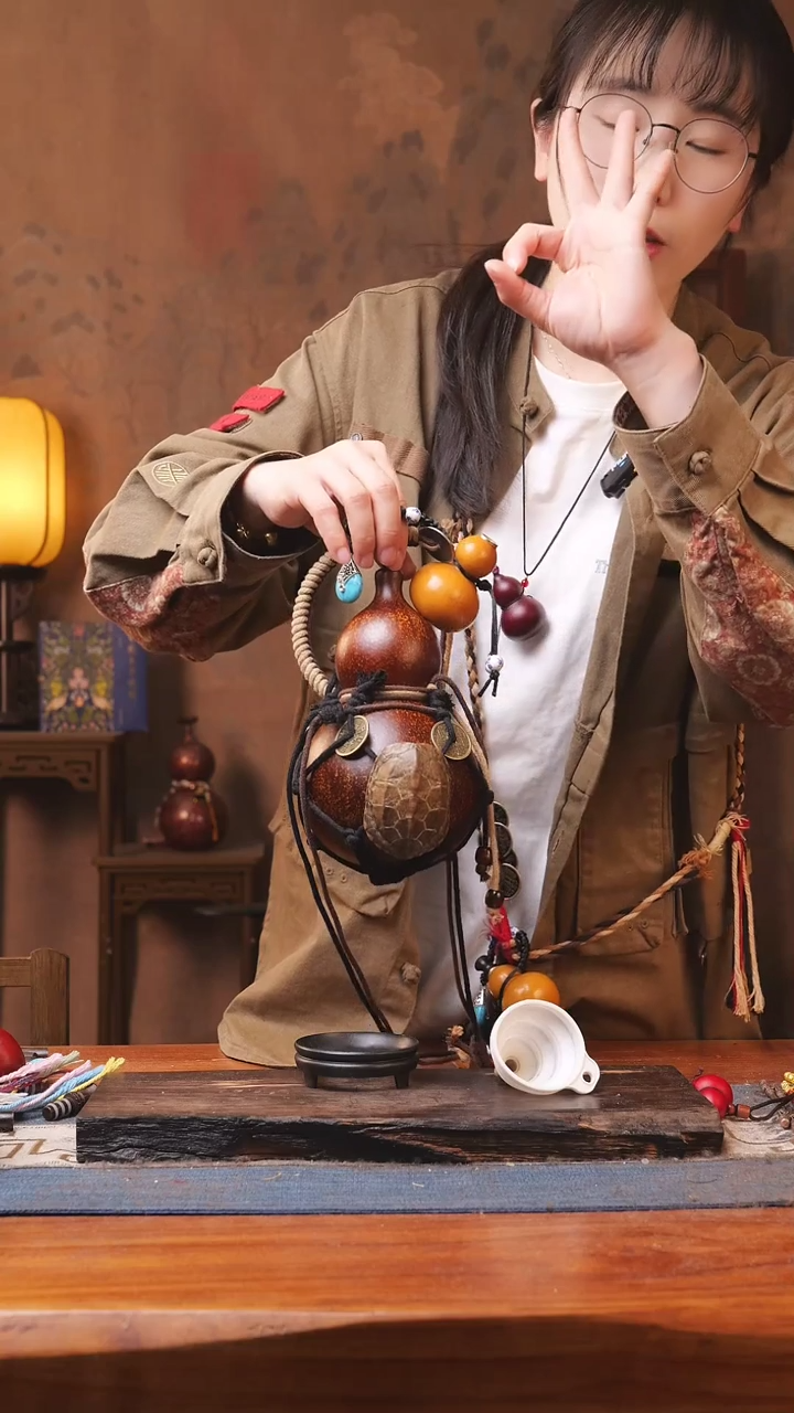 【闪购商品】236号精品大漆葫芦防腐防渗装水茶酒