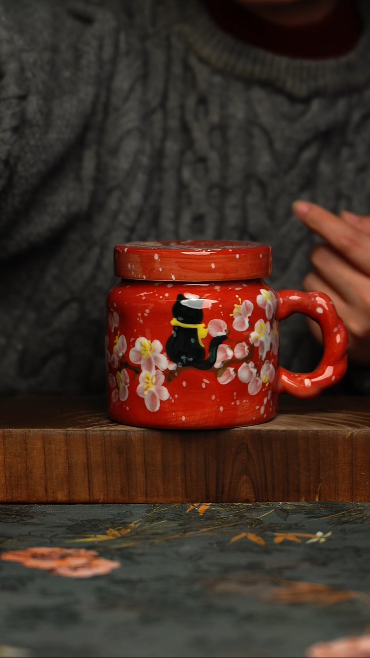 瓷片景德镇手工绘画同款