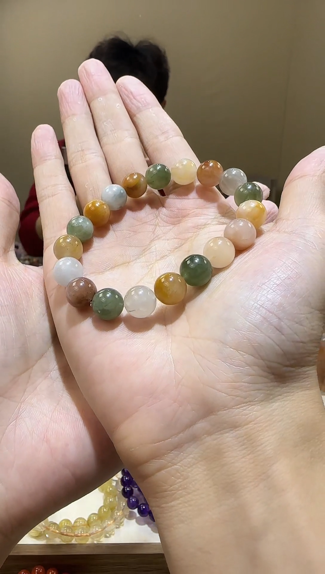 【闪购商品】水晶手链未镶嵌彩兔毛10