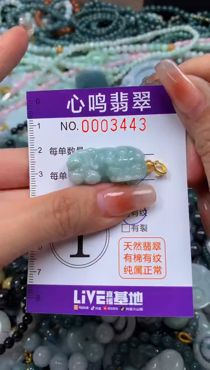 颈饰未镶嵌翡翠闪购003443