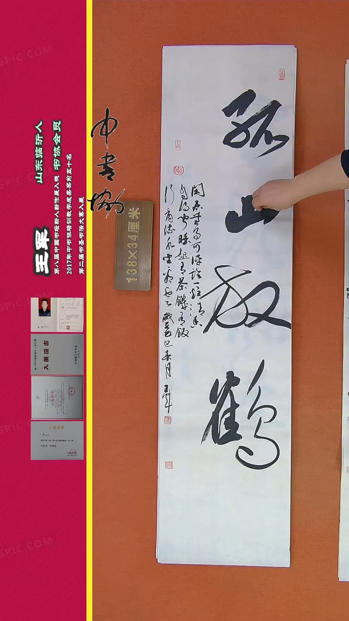 【闪购商品】书法258王军书法作品