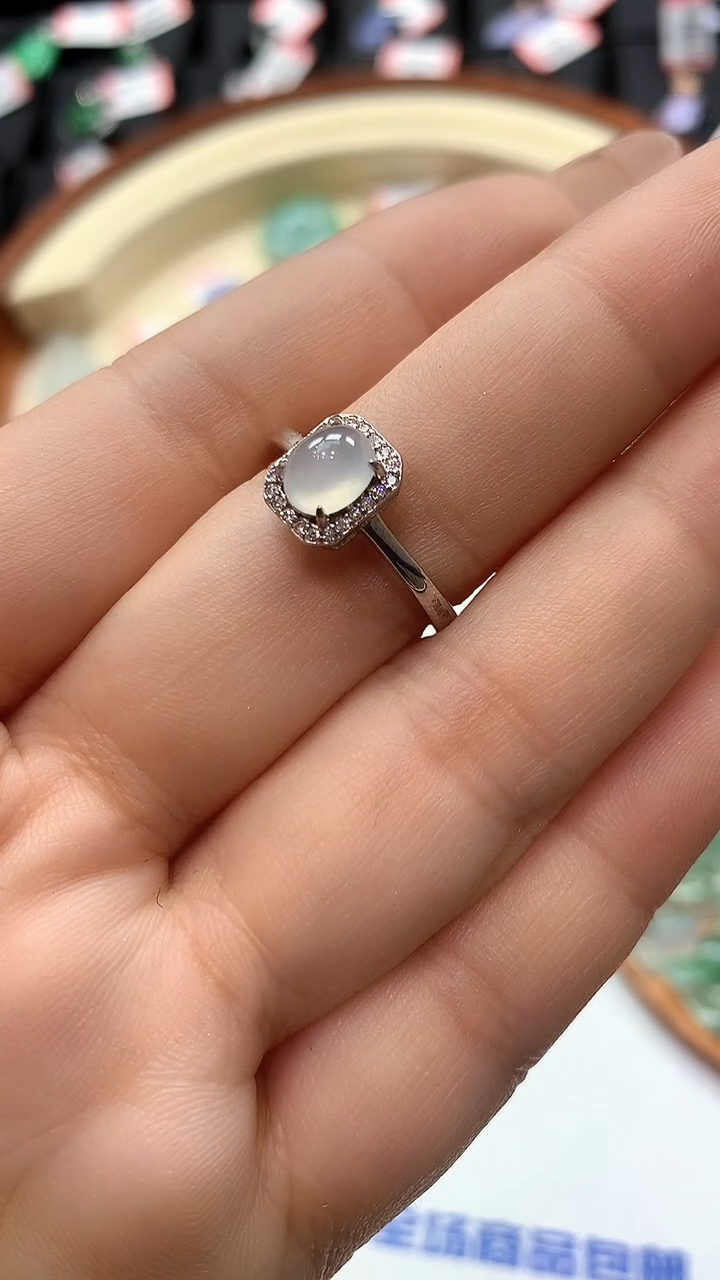 【闪购商品】翡翠戒指未镶嵌天然A货翡翠