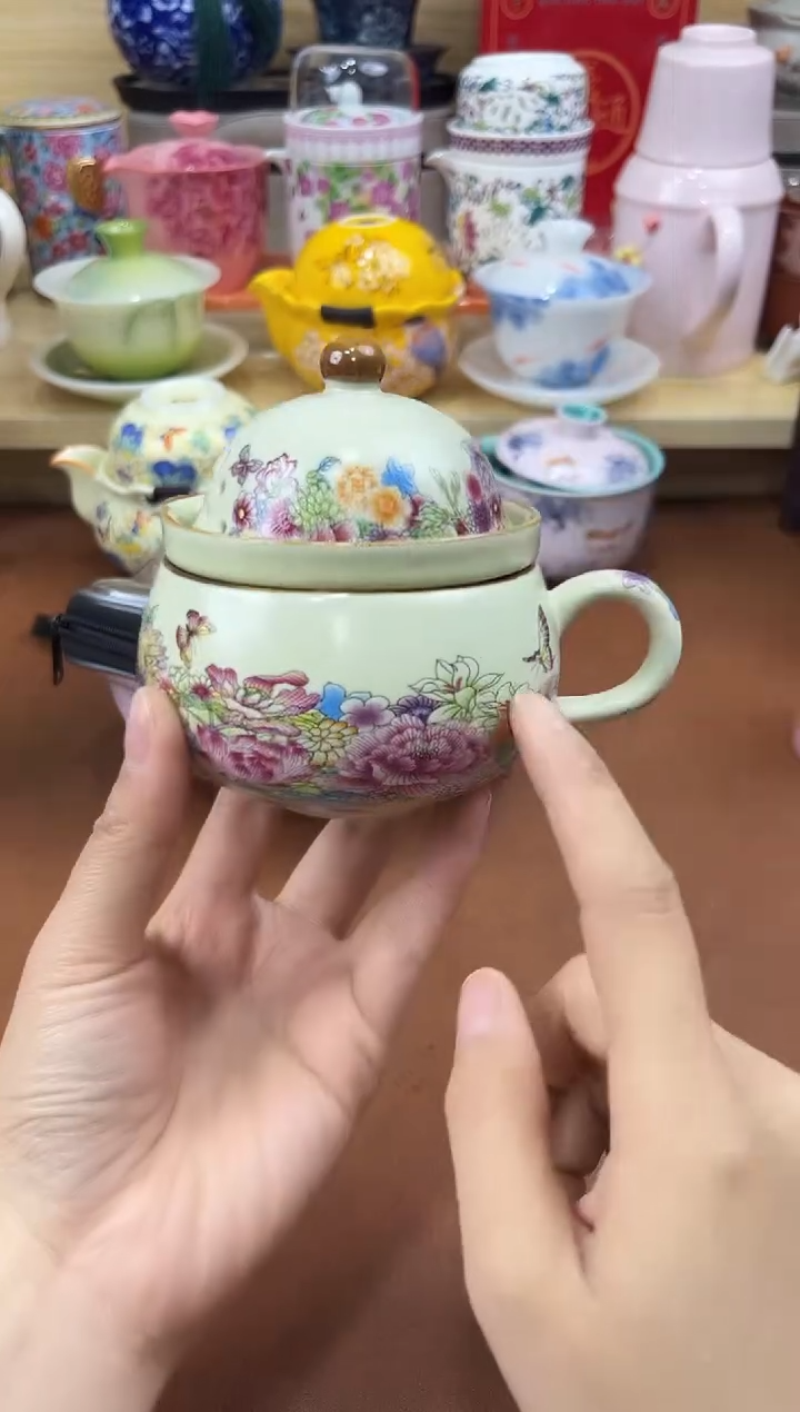 陶陶瓷茶具摆件旅行套组