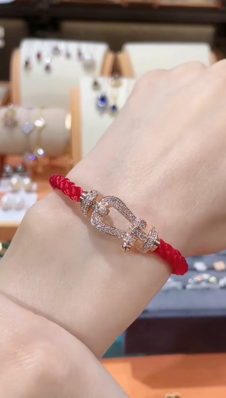 【闪购商品】钻石手链18K金镶嵌手链