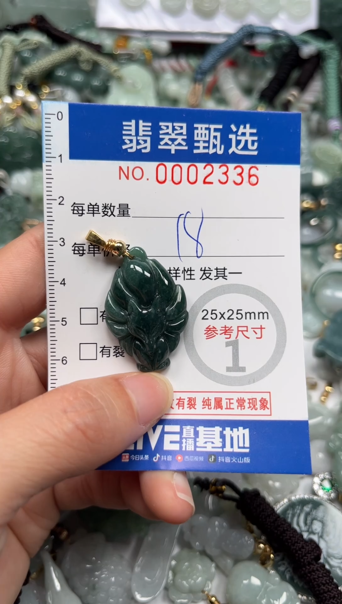 【闪购商品】翡翠颈饰未镶嵌00..2336