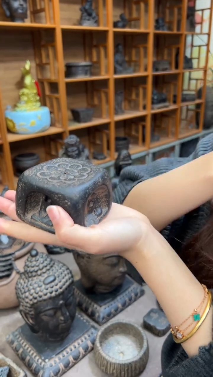 陶土【火山泥】四面佛香插