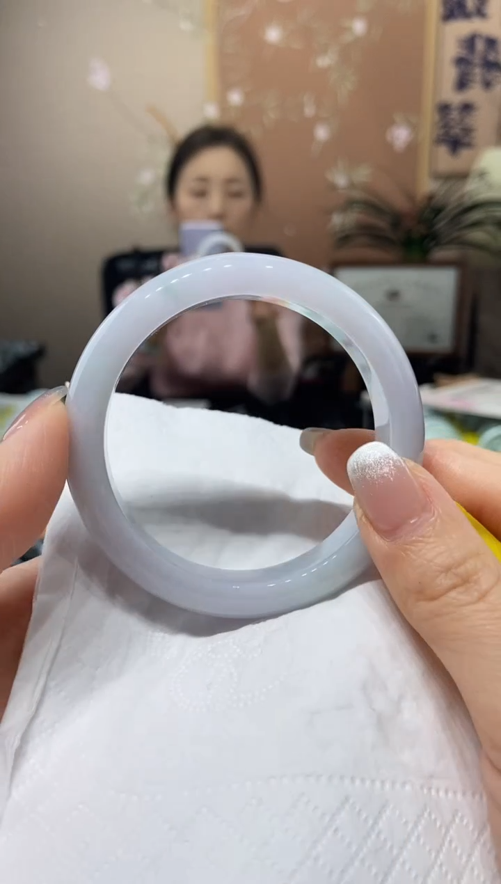 【闪购商品】翡翠未镶嵌手镯55.2圈口