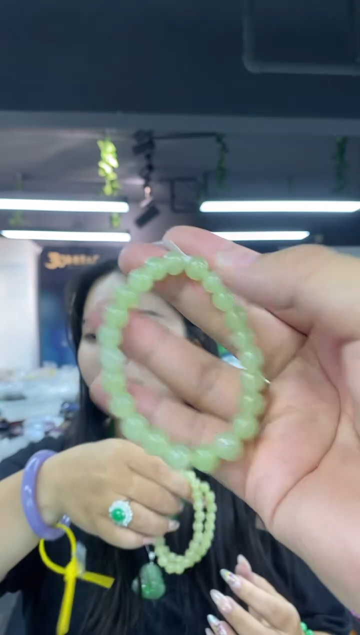 手链未镶嵌和田玉多样性发其一颜色微差