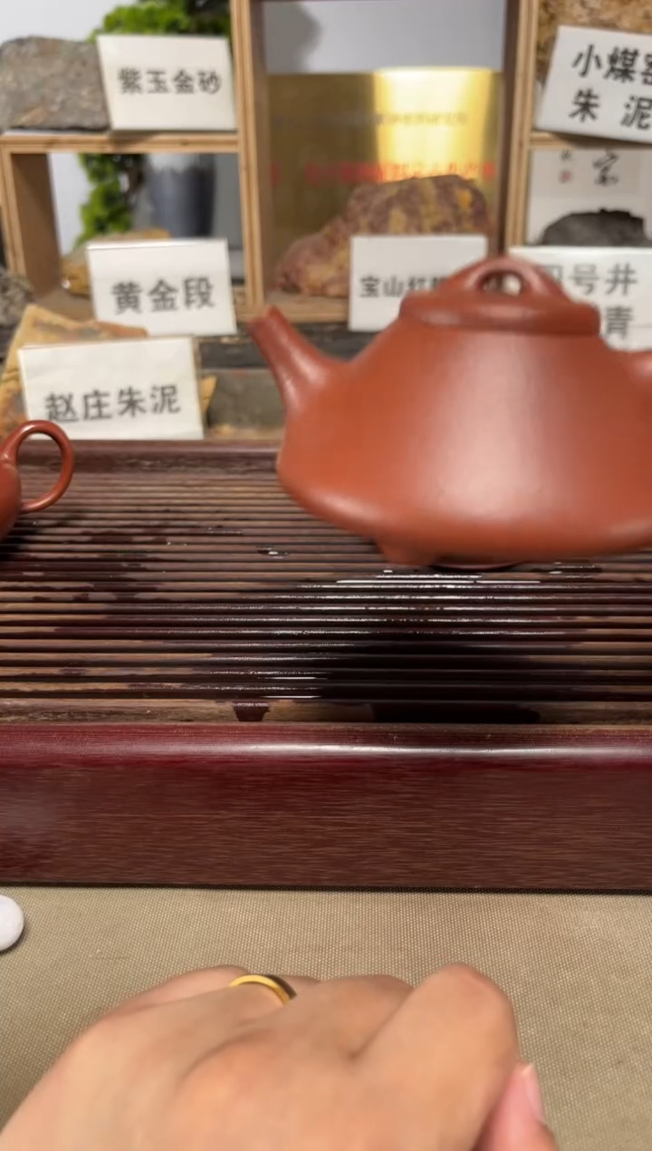 茶壶紫砂纯红降坡子冶