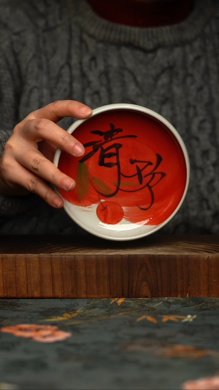 瓷片景德镇手工绘画