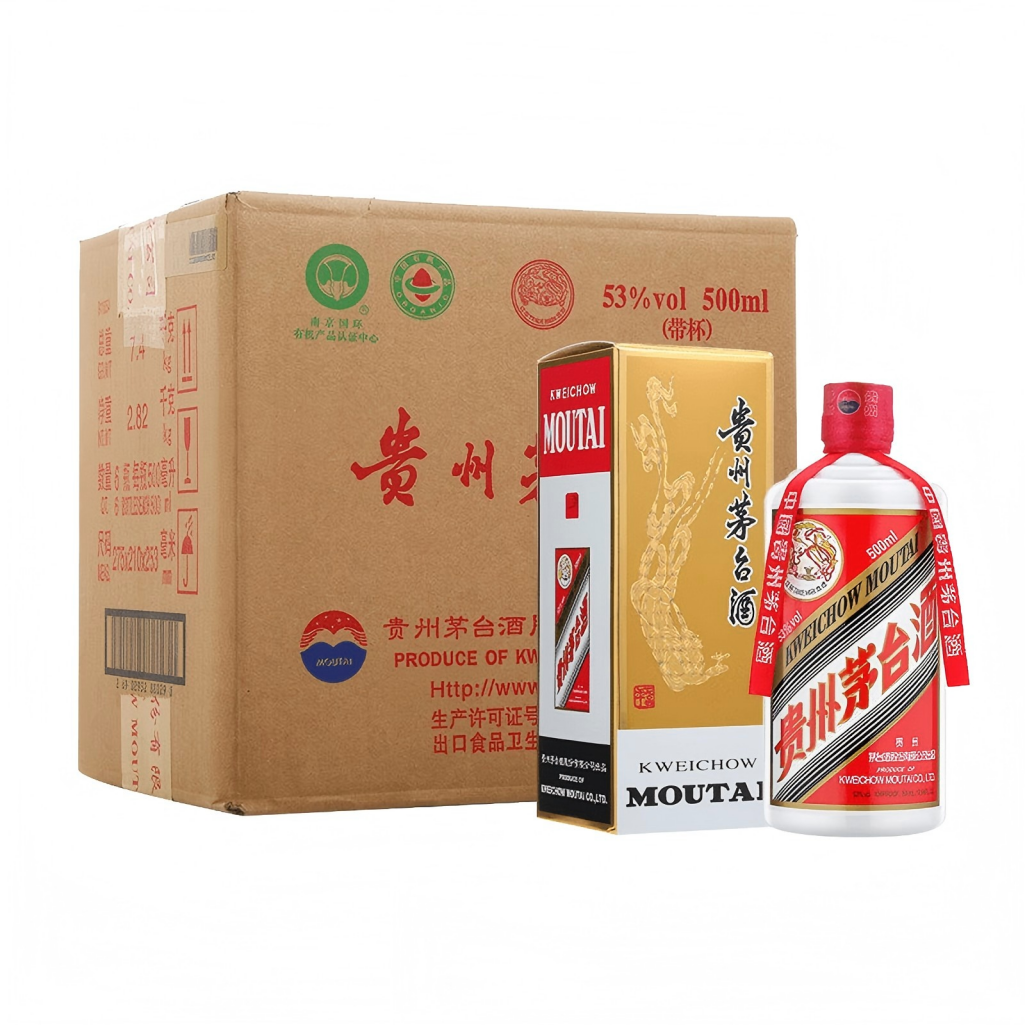 KWEICHOW MOUTAI/贵州茅台飞天茅台原封箱2023-2025年随机53%Vol