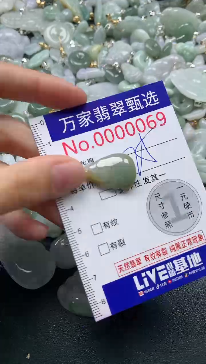 吊坠(不含链)未镶嵌翡翠0069