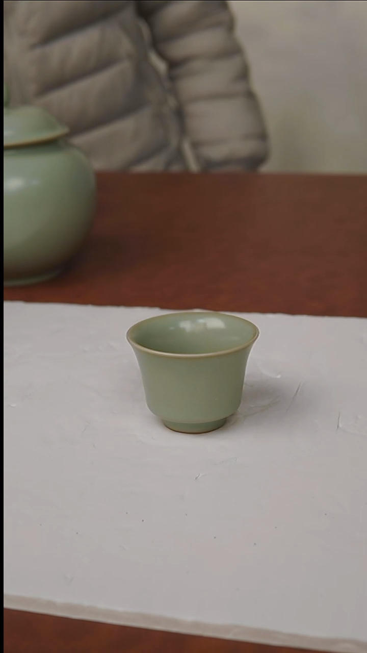 杯子瓷富山严选汝瓷，
